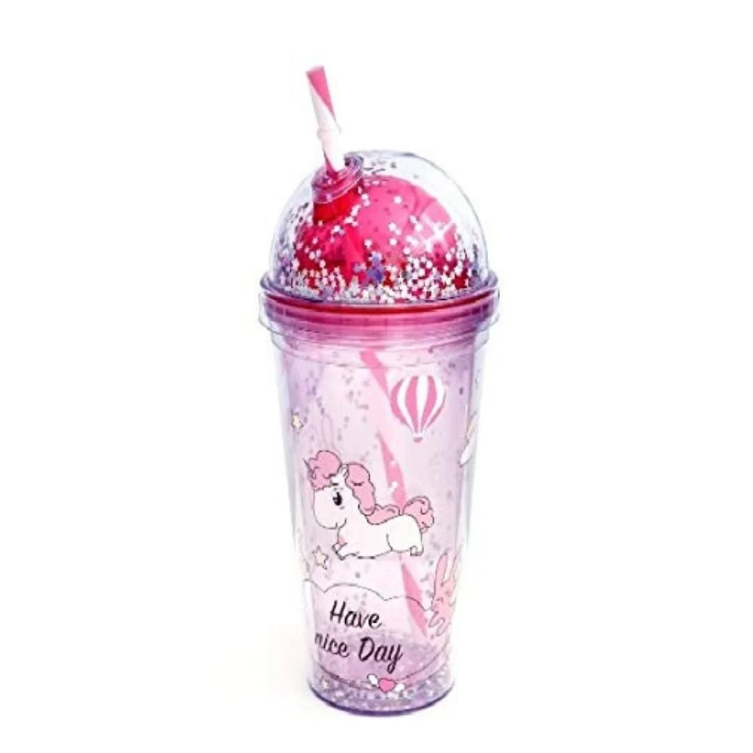 Unicorn Confetti Sipper (with straw) - Image 4