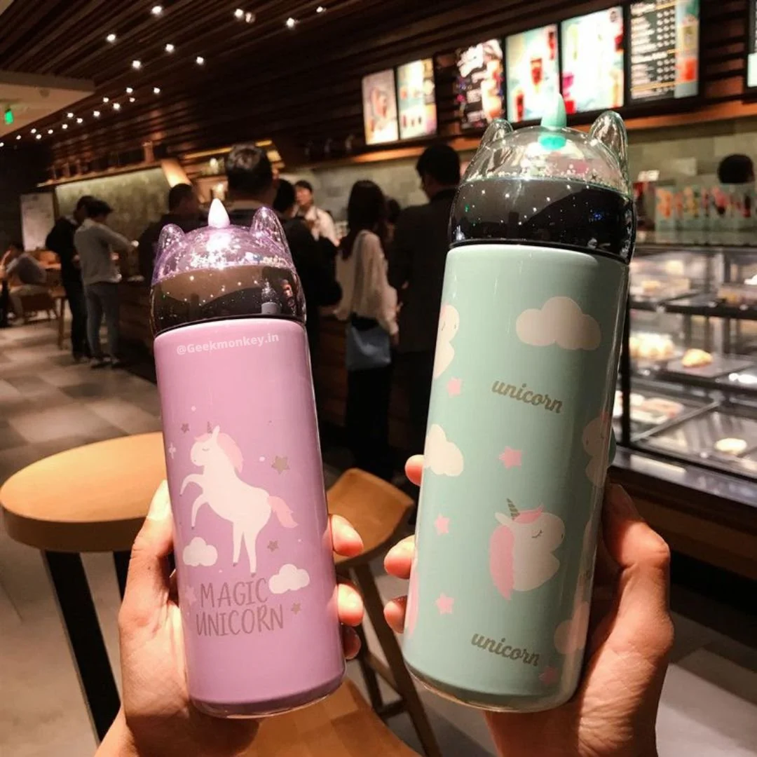 Unicorn Flask - Cute Shimmer Flask - Image 3