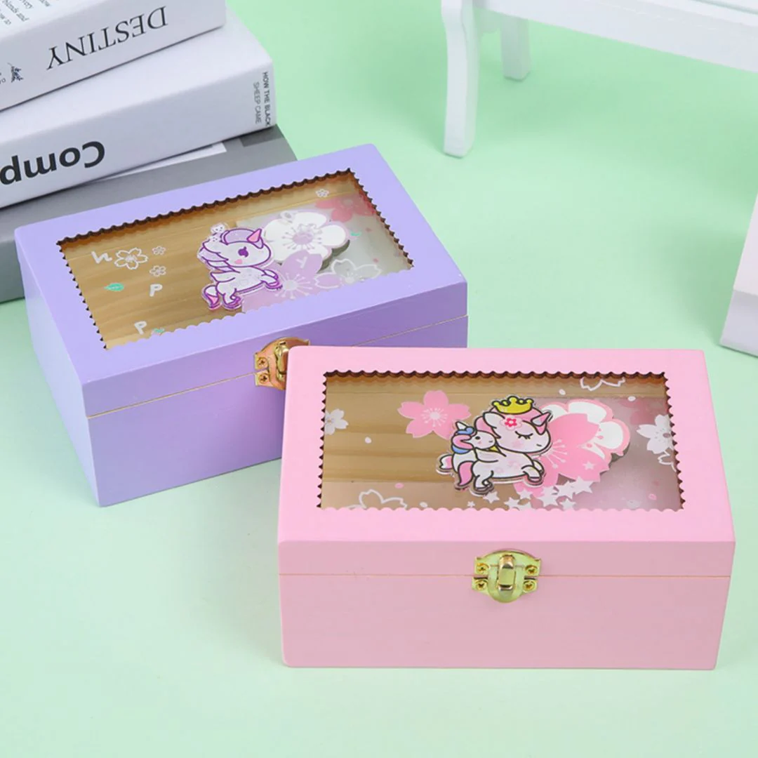 Unicorn Trinket Box with Music - Image 2