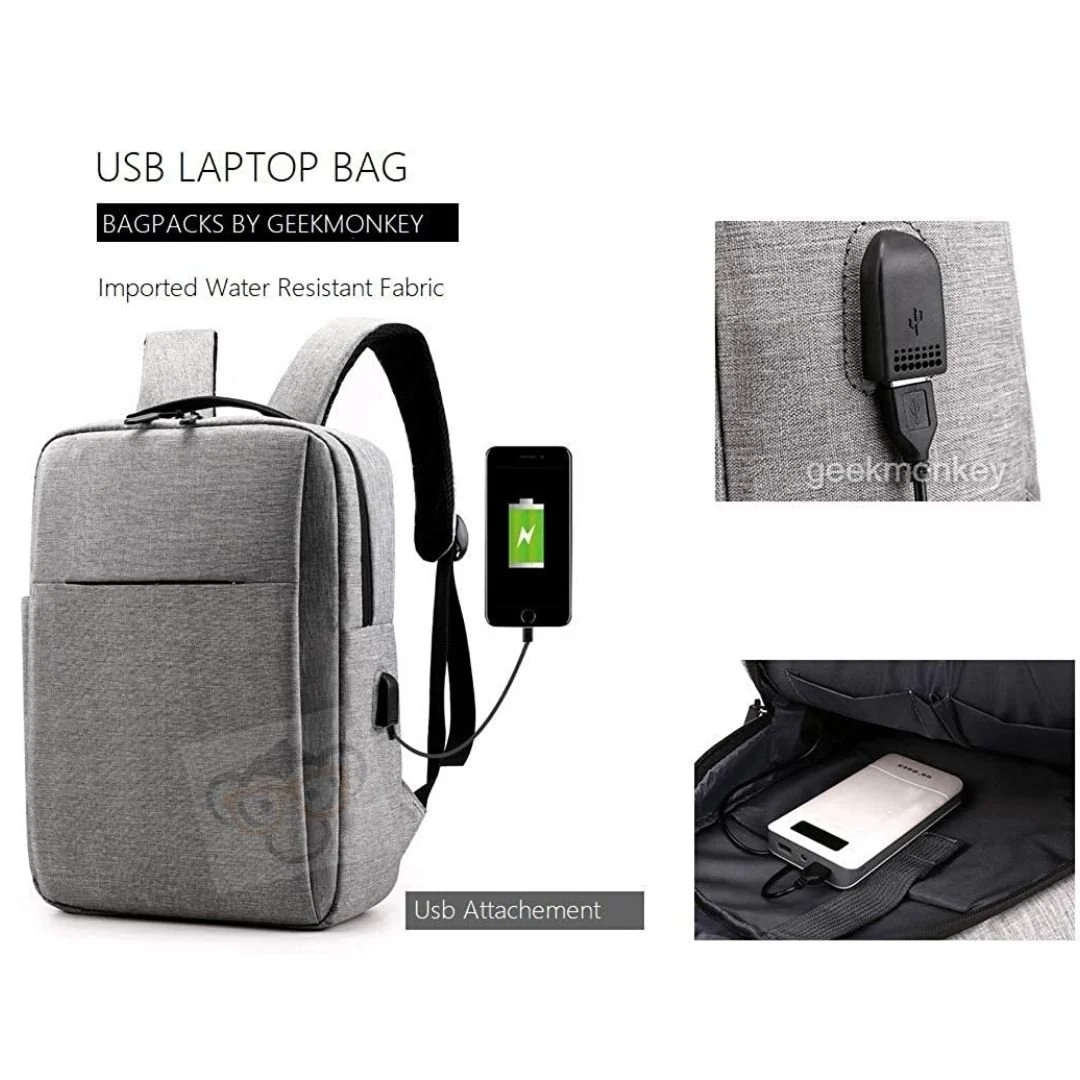 USB Charging Laptop Bag | Backpack for Colleges - Image 3