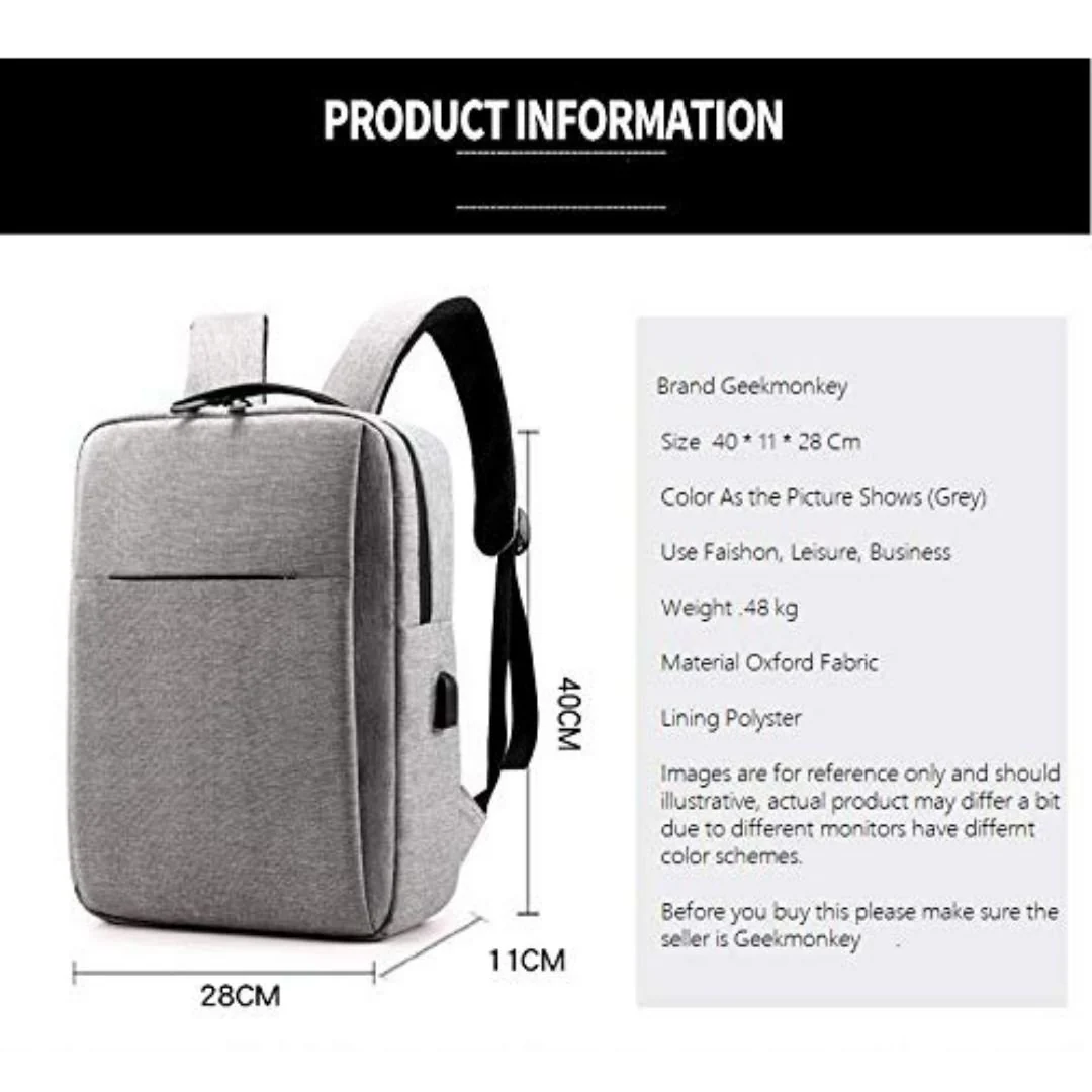USB Charging Laptop Bag | Backpack for Colleges - Image 5