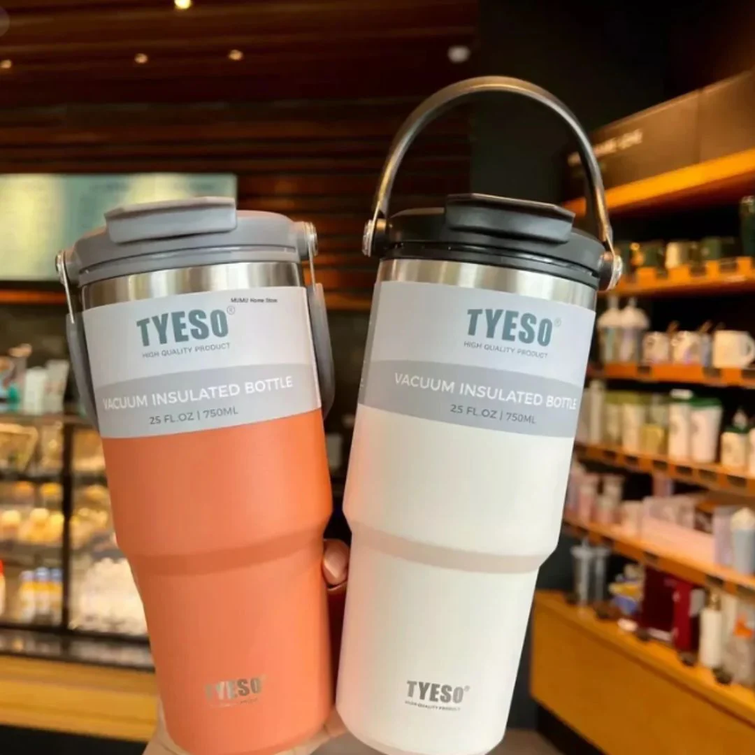 Vacuum Insulated Bottle with Carry Handle - Image 3