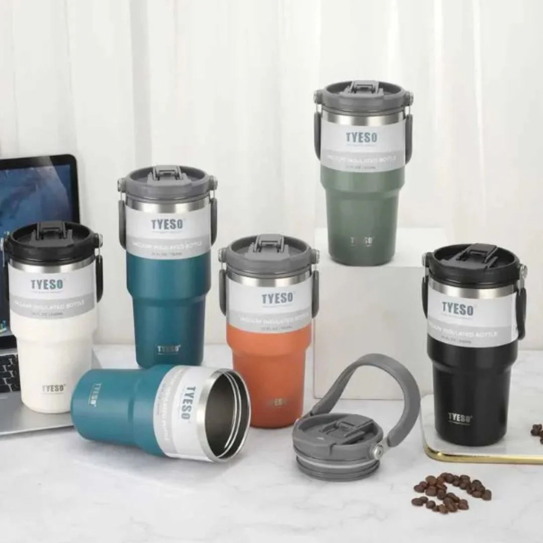 Vacuum Insulated Bottle with Carry Handle - Image 4