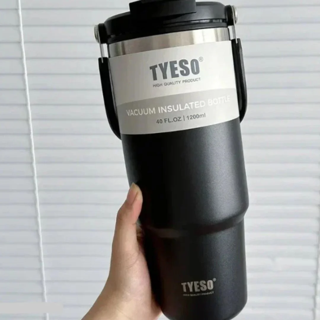 Vacuum Insulated Bottle with Carry Handle - Image 5