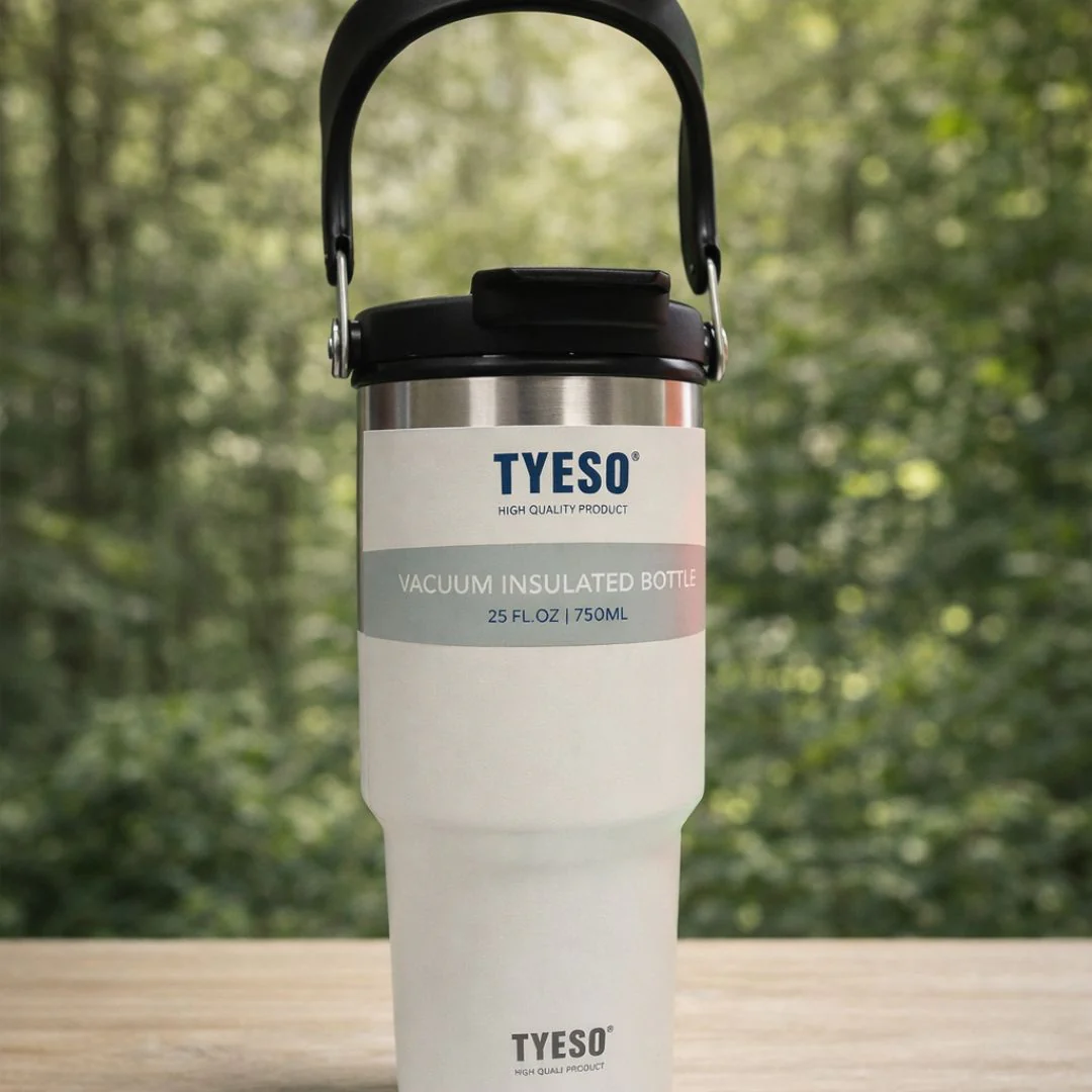 Vacuum Insulated Bottle with Carry Handle - Image 7