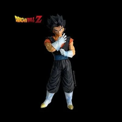 Vegetto Anime Figurines - Dragon Ball Z Vegito Figurine Super Saiyan Action Figures Blue Black Hair Vegito Model Toy - Image 3