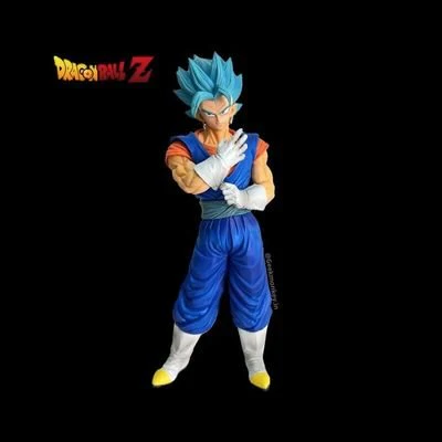 Vegetto Anime Figurines - Dragon Ball Z Vegito Figurine Super Saiyan Action Figures Blue Black Hair Vegito Model Toy - Image 4