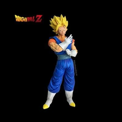 Vegetto Anime Figurines - Dragon Ball Z Vegito Figurine Super Saiyan Action Figures Blue Black Hair Vegito Model Toy - Image 5