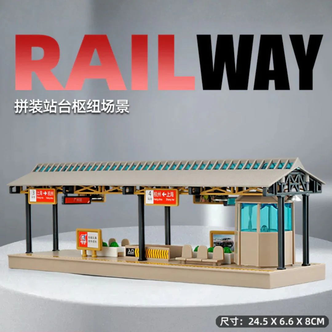 Vehicle Station Exit Diorama | 1:64 Scale Display Case - Image 2