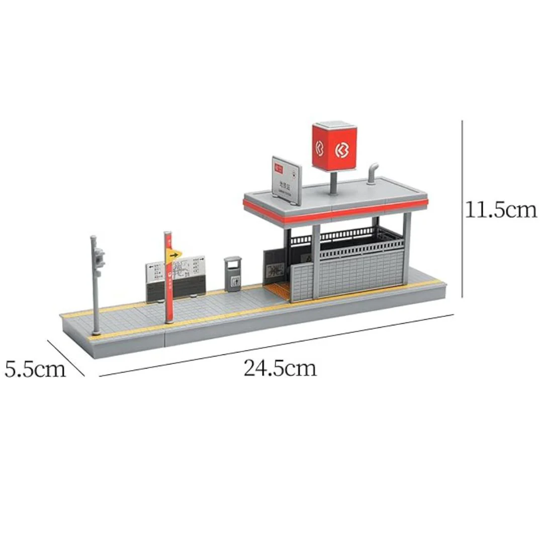Vehicle Station Exit Diorama | 1:64 Scale Display Case - Image 3