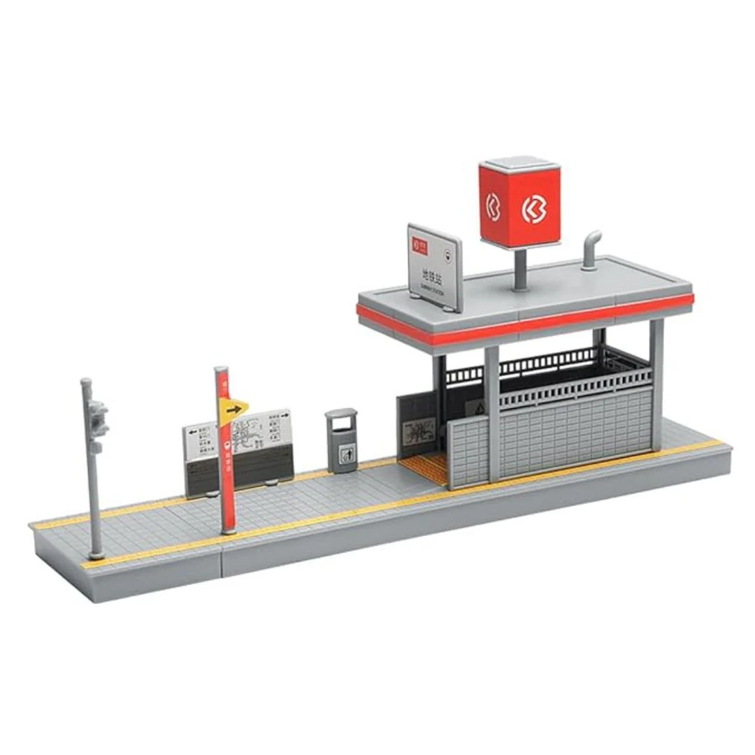 Vehicle Station Exit Diorama | 1:64 Scale Display Case - Image 4