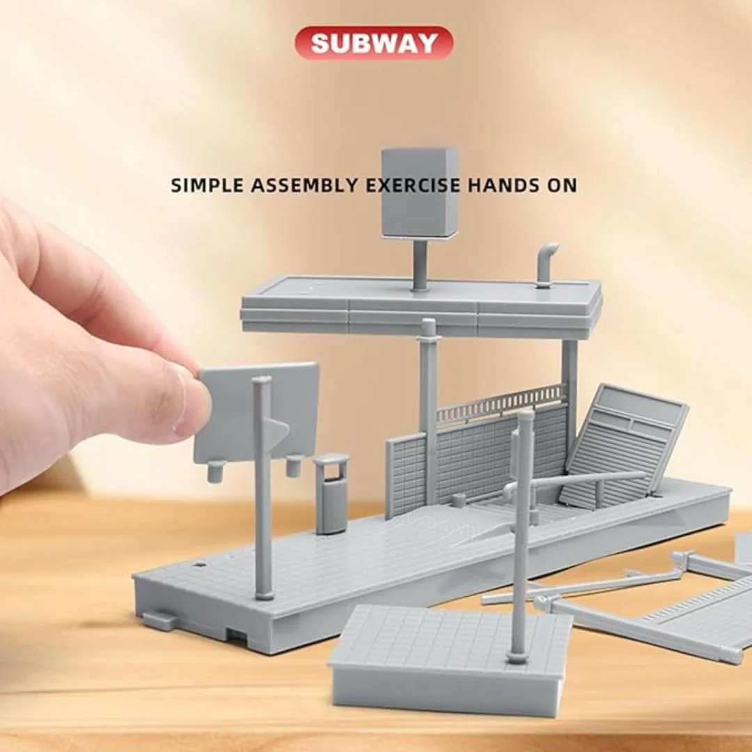 Vehicle Station Exit Diorama | 1:64 Scale Display Case - Image 6