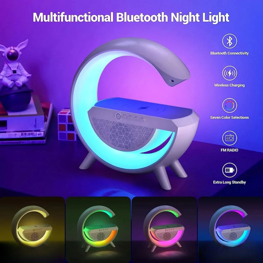 Buy Geekmonkey G-Lamp | 3 in 1 Wireless Charger Lamp With Speaker - Image 6