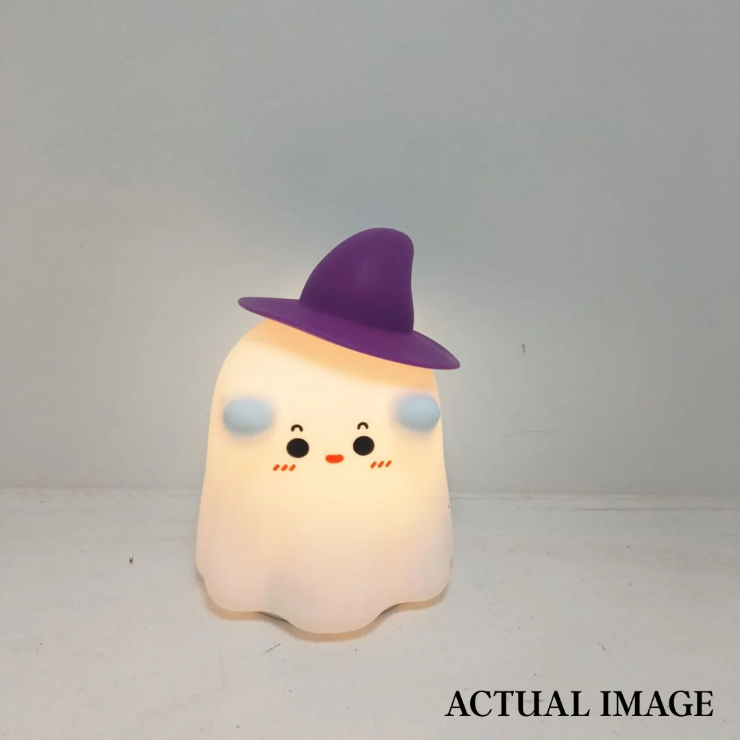 SpookyGlow Witchy Ghost Silicone Night Lamp - Image 5