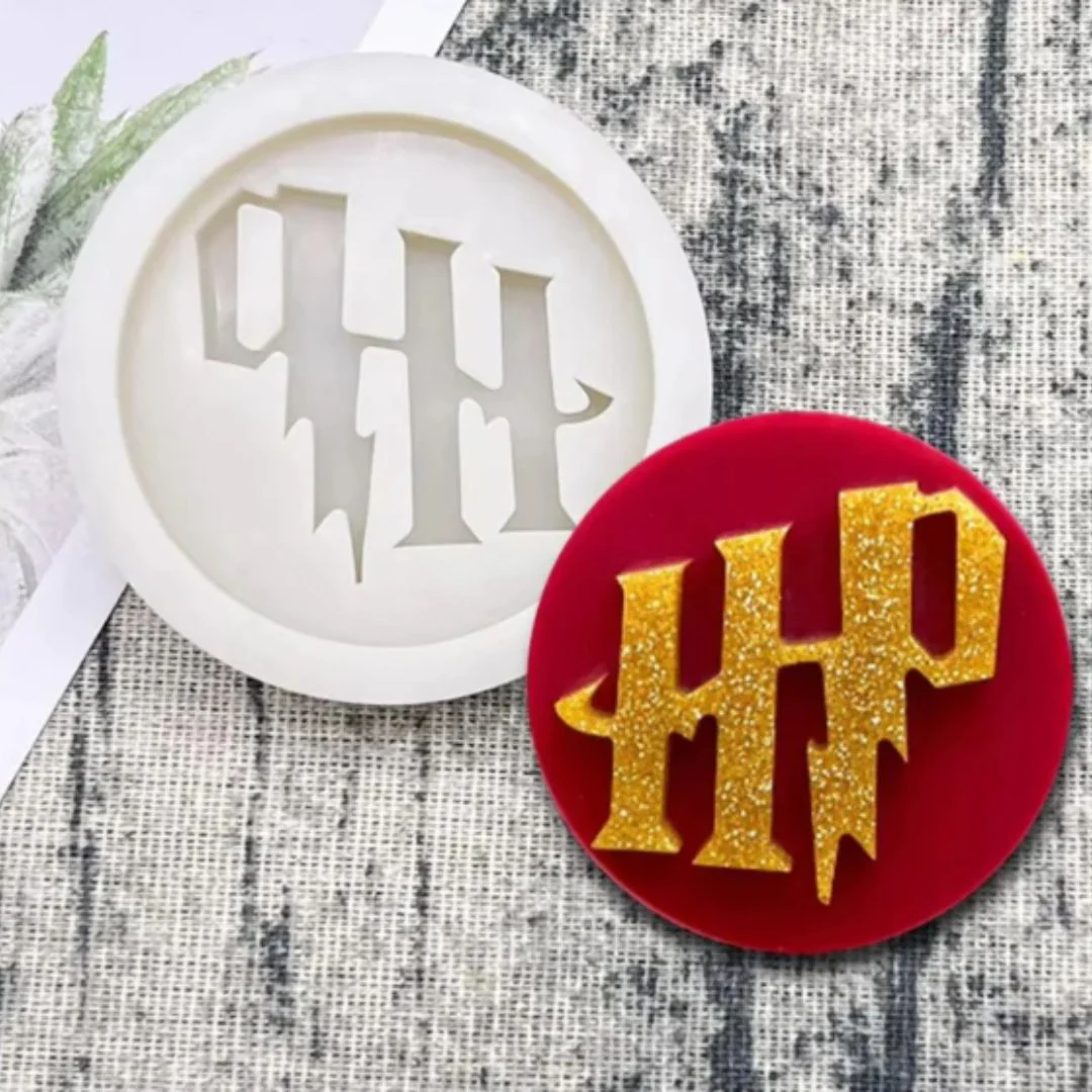 Wizard Castle & HP Letter Silicone Mold – Set of 2 Resin Art Craft Mold