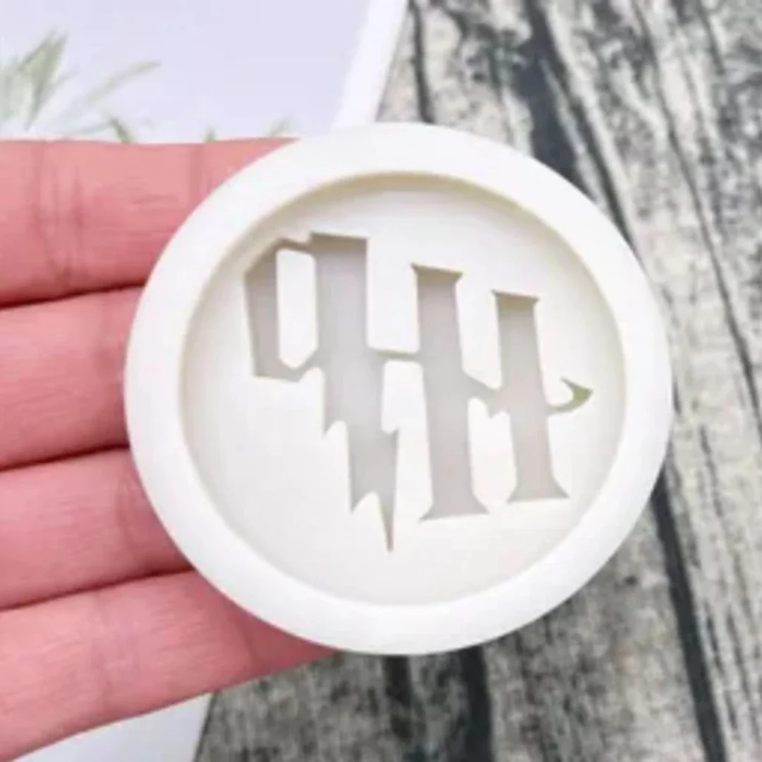 Wizard Castle & HP Letter Silicone Mold – Set of 2 Resin Art Craft Mold - Image 3