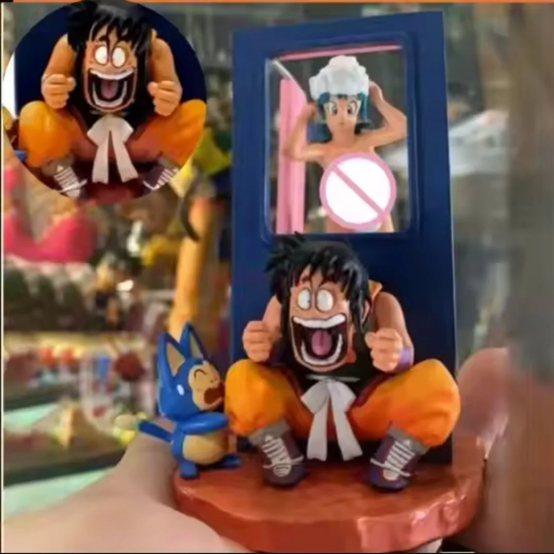 Yamcha Peeking Scene – Dragon Ball Z Humorous Collectible Figure - Image 2