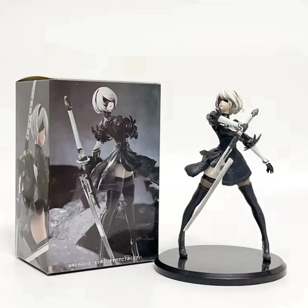 Yorha 2B Anime Figure Battle Pose 18 Cm