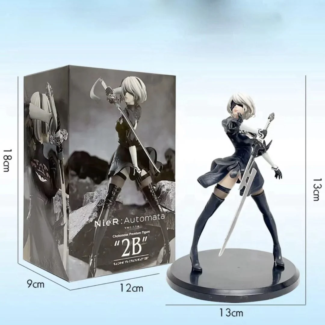 Yorha 2B Anime Figure Battle Pose 18 Cm - Image 3