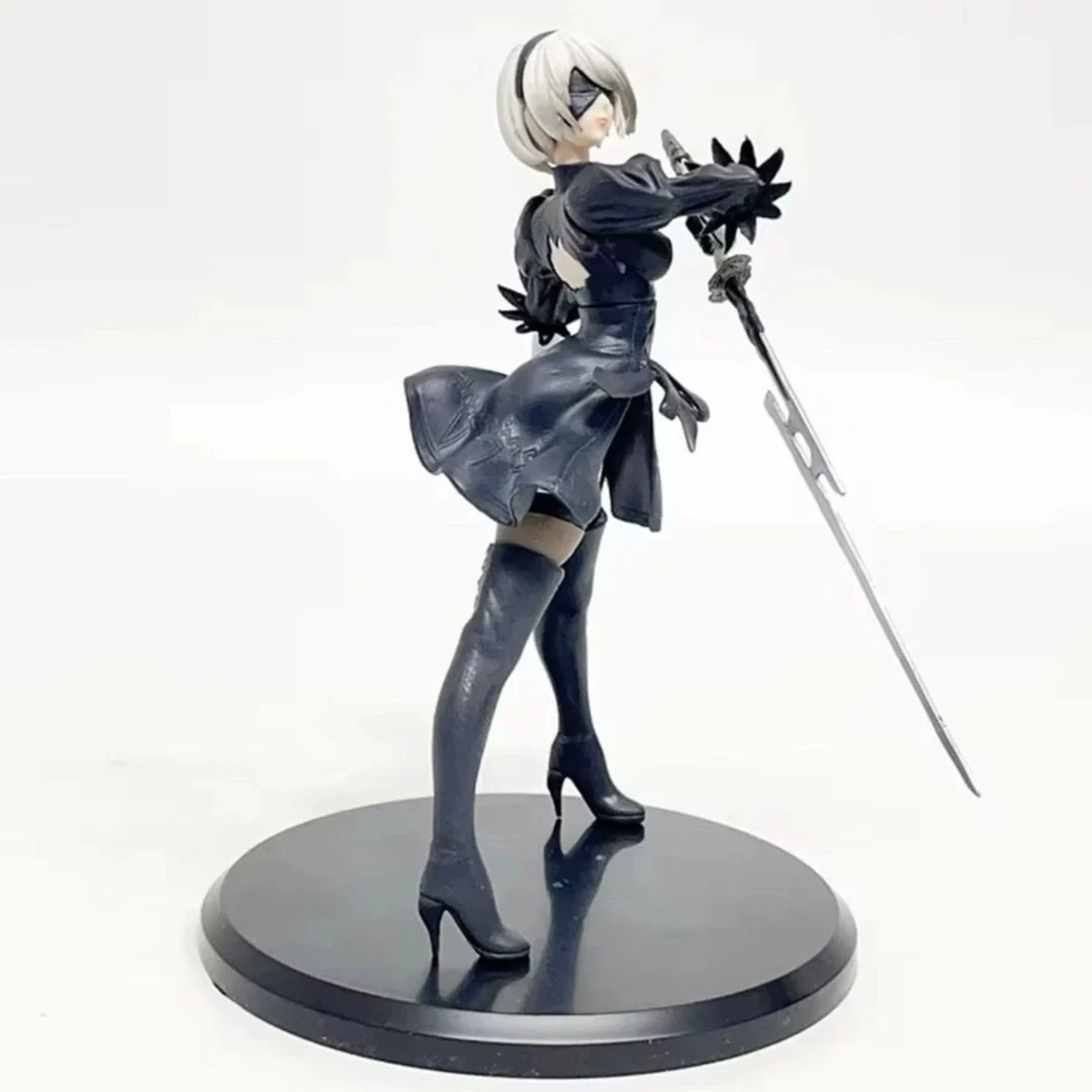 Yorha 2B Anime Figure Battle Pose 18 Cm - Image 4