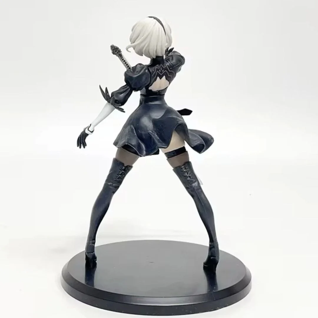 Yorha 2B Anime Figure Battle Pose 18 Cm - Image 5