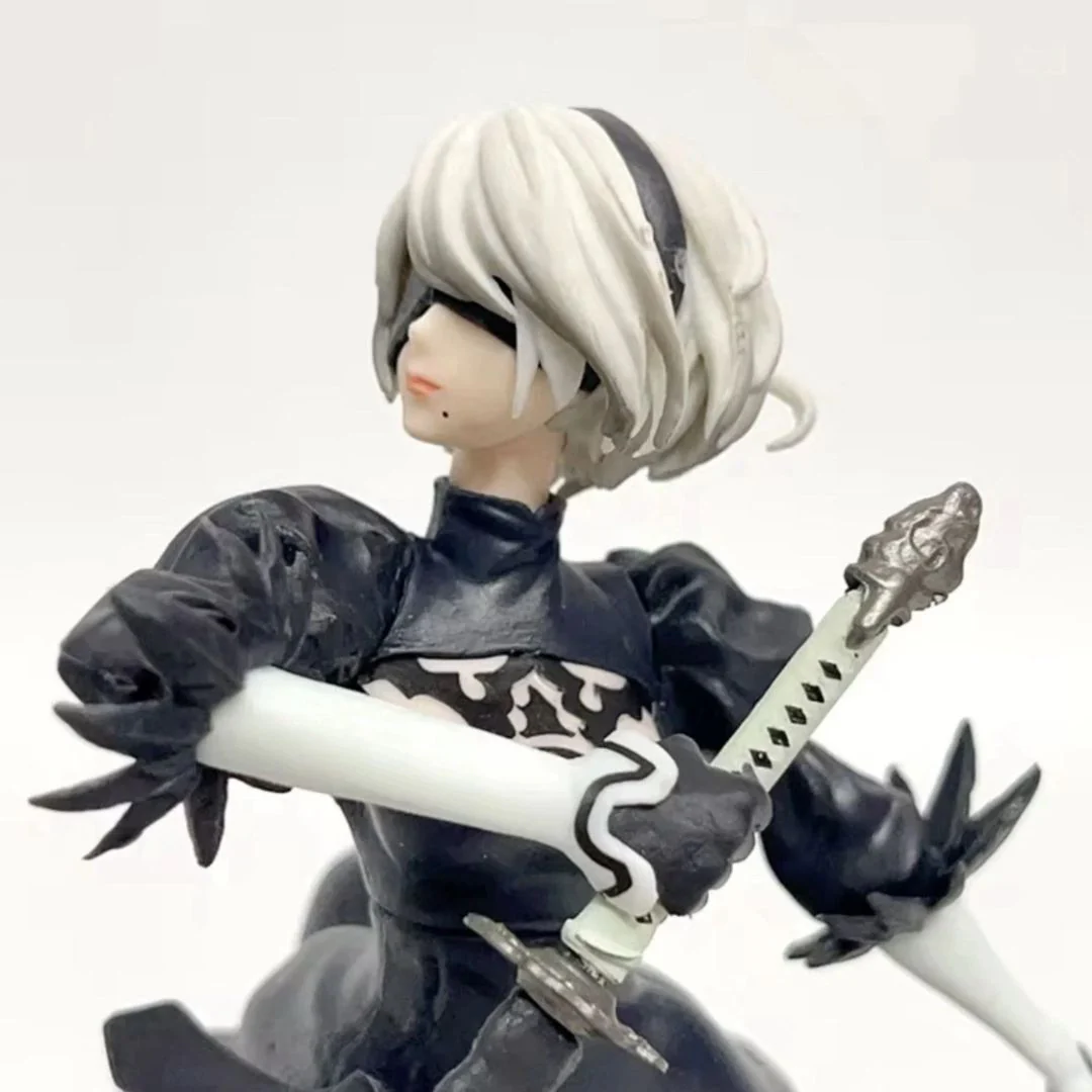 Yorha 2B Anime Figure Battle Pose 18 Cm - Image 6