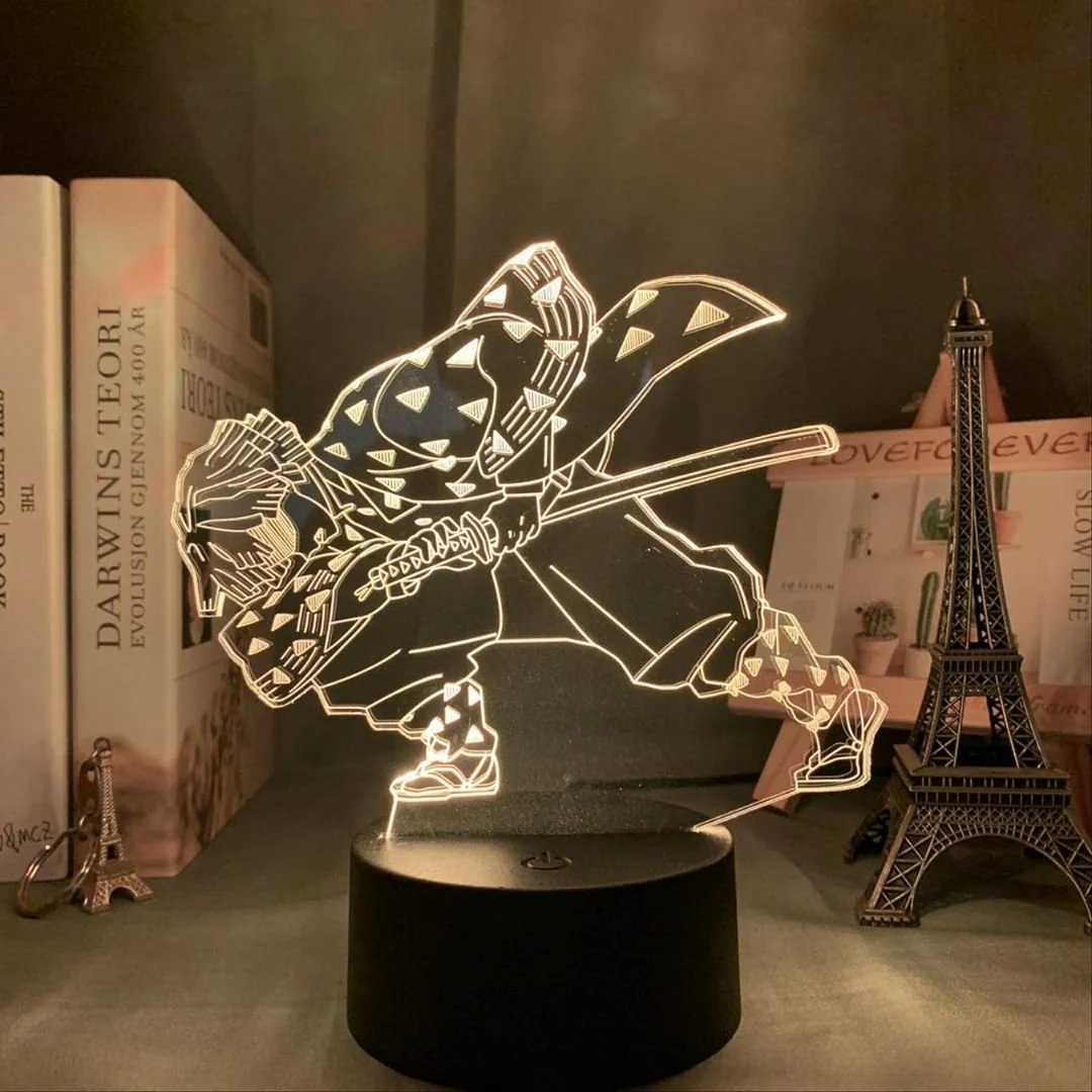 Zenitsu LED Lamp | Demon Slayer Illusion Lamp with Holographic Look - Image 3