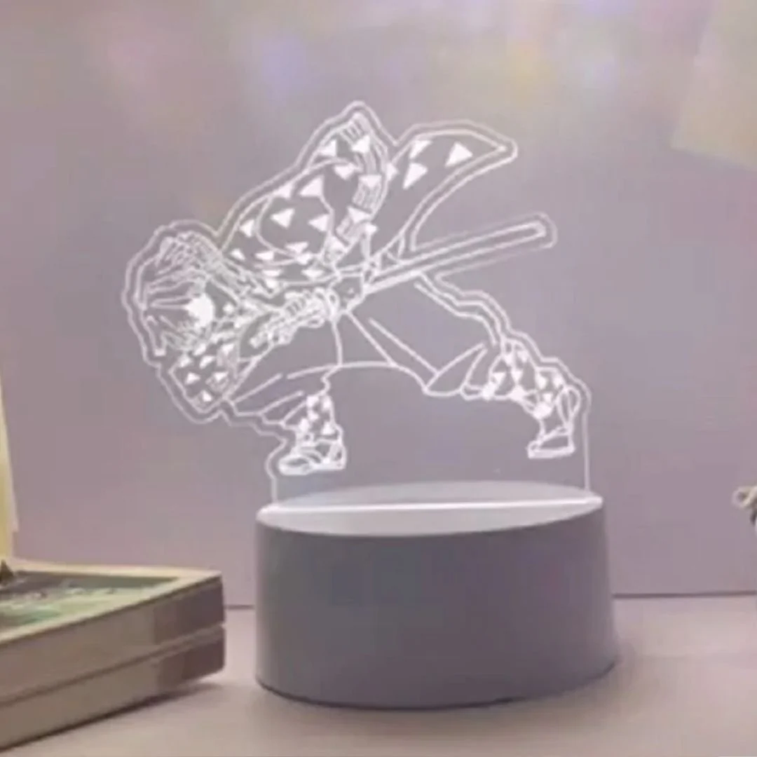 Zenitsu LED Lamp | Demon Slayer Illusion Lamp with Holographic Look - Image 4