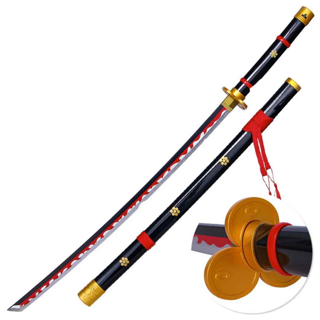 Zoro Cosplay Katana [104 cm] | Wooden Practice Swords [ Zoro Inspired ] - Image 11