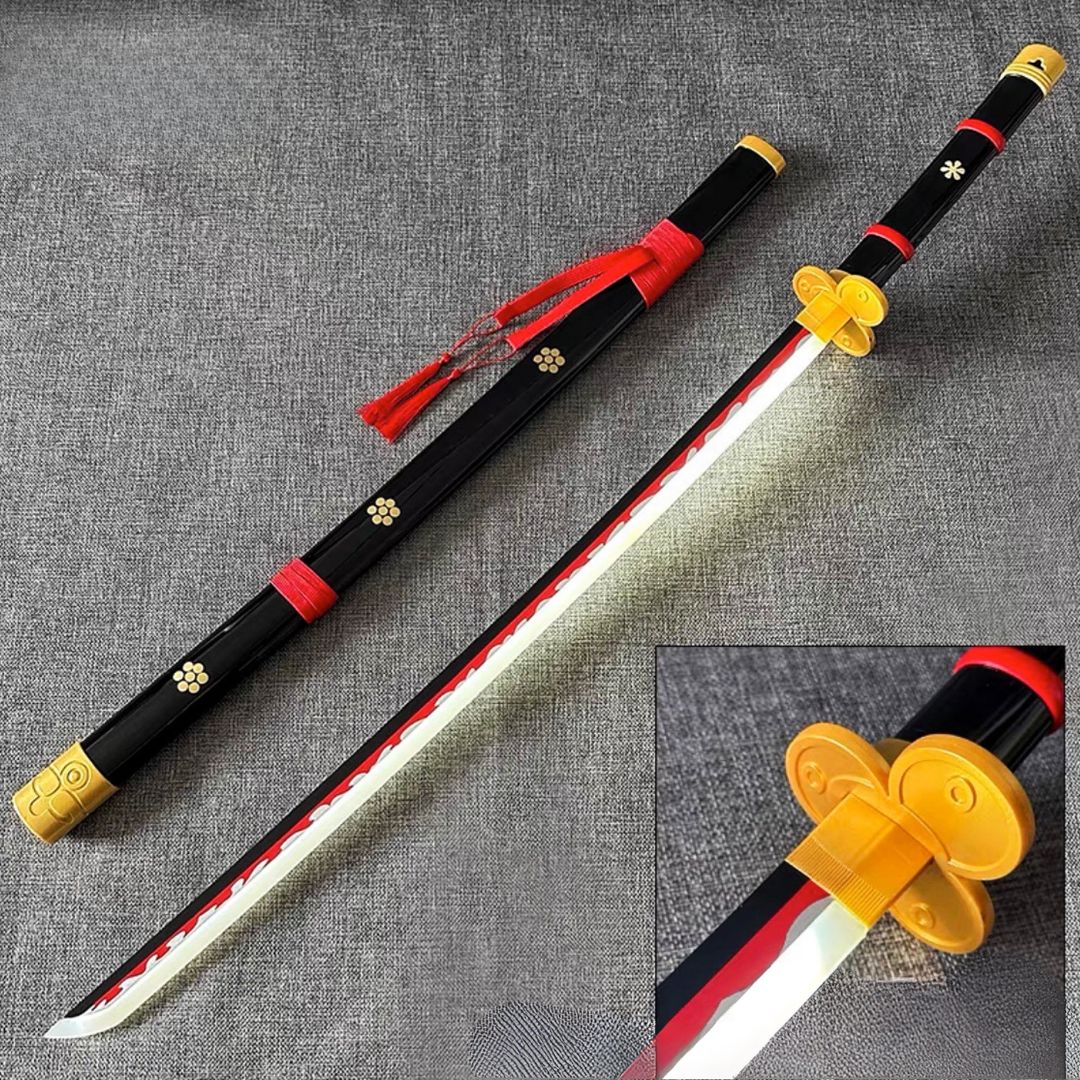 Zoro Cosplay Katana [104 cm] | Wooden Practice Swords [ Zoro Inspired ] - Image 19