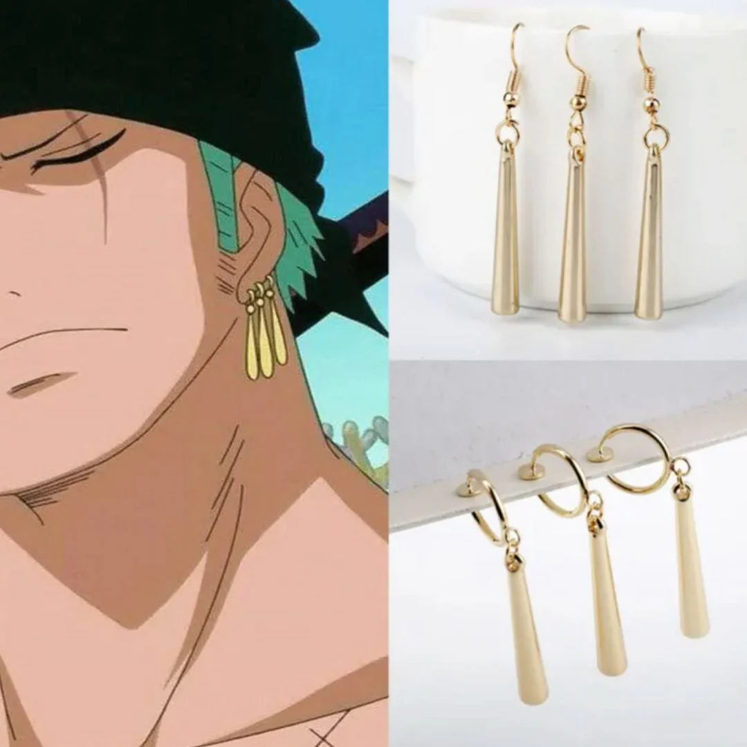 Zoro Ear Stud | Clip On Earrings | Anime Gifts - Image 7